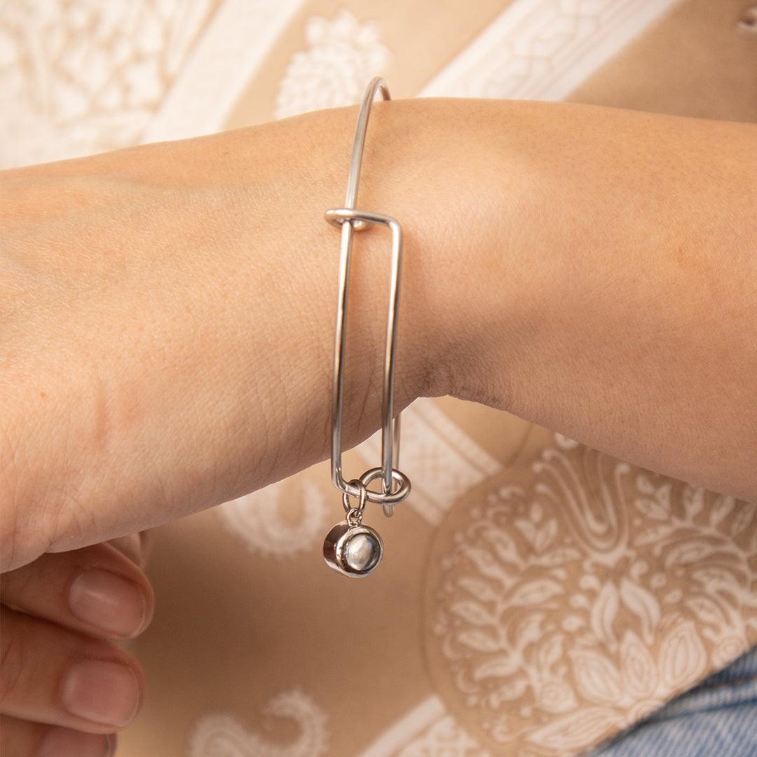 Eternity's Radiance Photo Bangle - Elegant Eternity