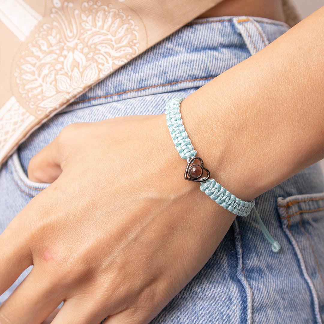 Eternity's Love Spark Photo Bracelet - Elegant Eternity