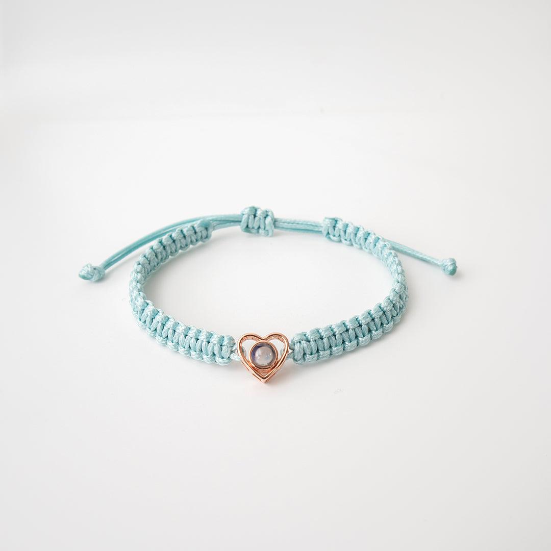 Eternity's Love Spark Photo Bracelet - Elegant Eternity