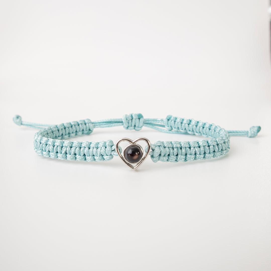 Eternity's Love Spark Photo Bracelet - Elegant Eternity