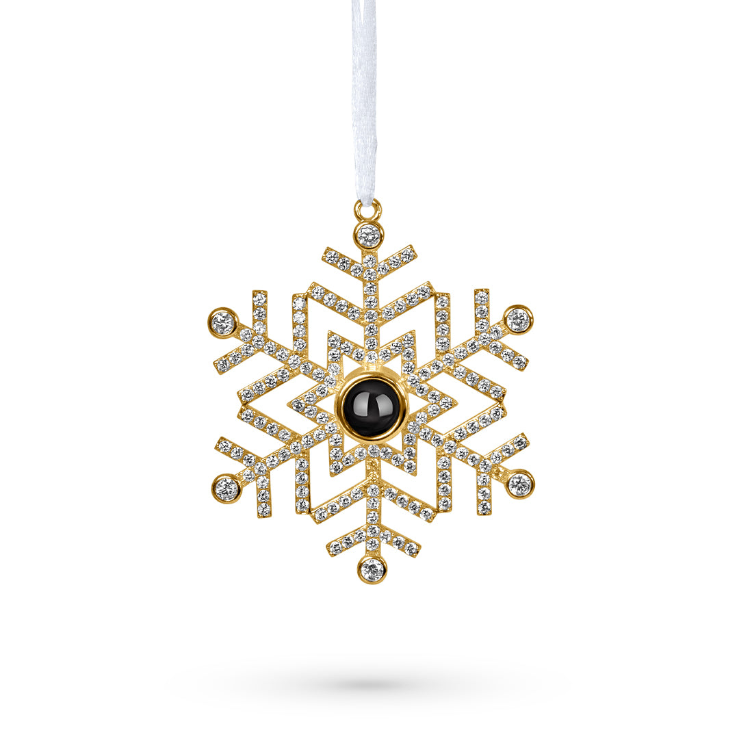 Eternity's Snowflake Photo Ornament