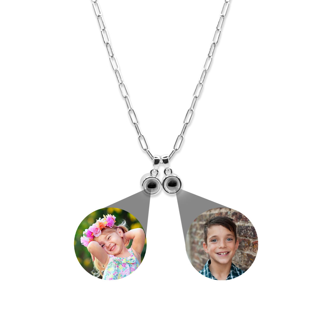 Eternity's Flourish Multi Photo Necklace