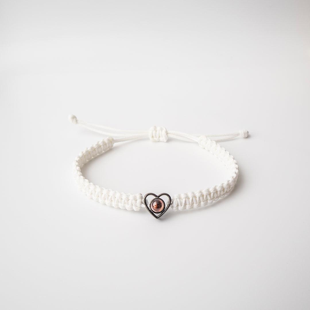 Eternity's Love Spark Photo Bracelet - Elegant Eternity