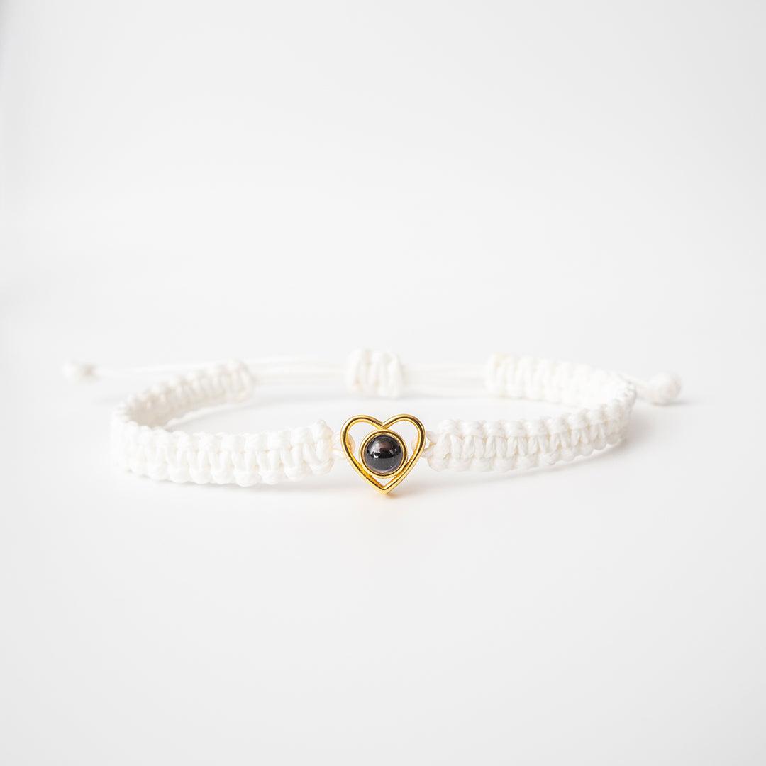 Eternity's Love Spark Photo Bracelet - Elegant Eternity