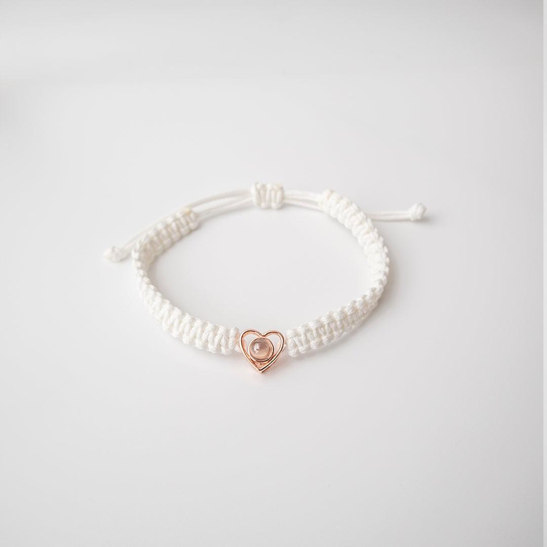 Eternity's Love Spark Photo Bracelet - Elegant Eternity