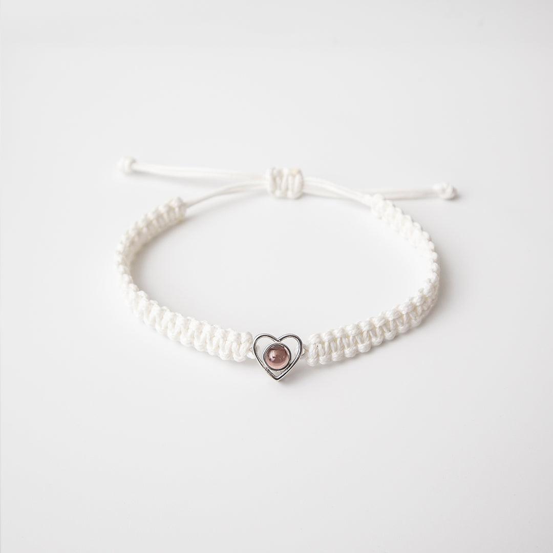 Eternity's Love Spark Photo Bracelet - Elegant Eternity